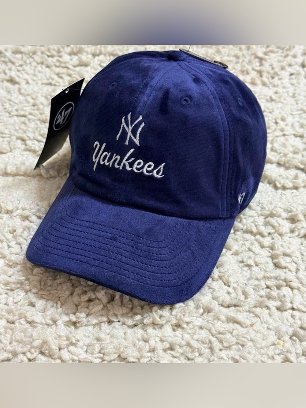 NEW 47 Brand Velour New York Yankees Spirited ’47 Clean Up Hat